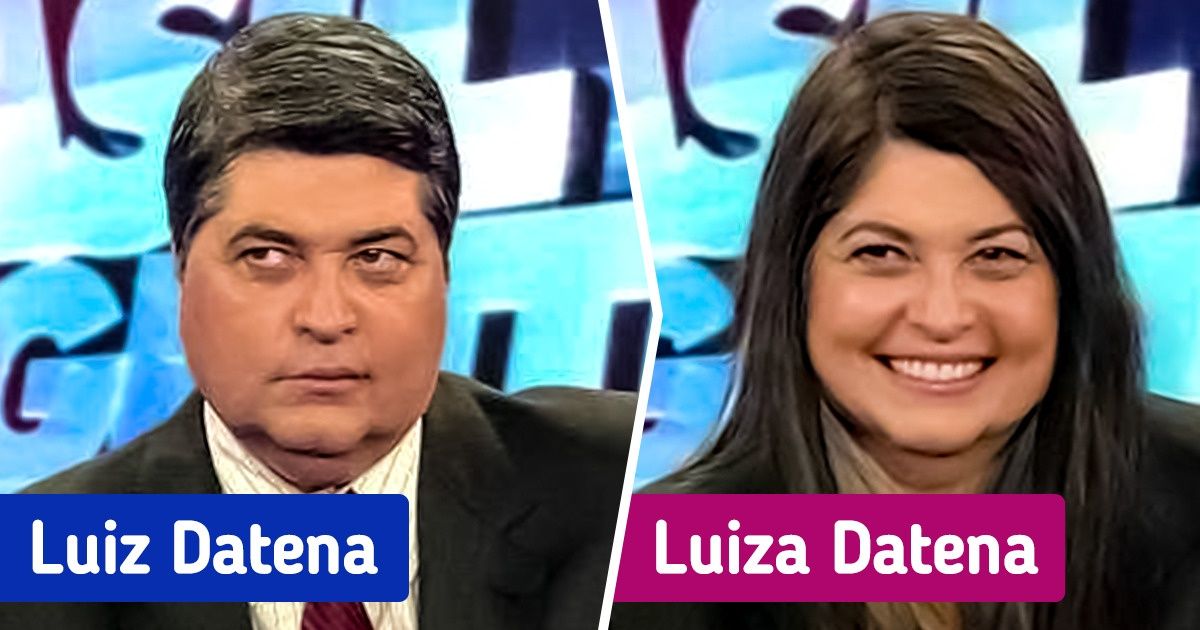Assim seriam 19 apresentadores se tivessem nascido no gênero oposto Assim seriam 19 apresentadores se tivessem nascido no gênero oposto