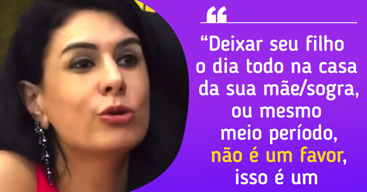 Advogada “sincerona” tem opinião polêmica sobre mães que deixam filhos com as avós Advogada “sincerona” tem opinião polêmica sobre mães que deixam filhos com as avós