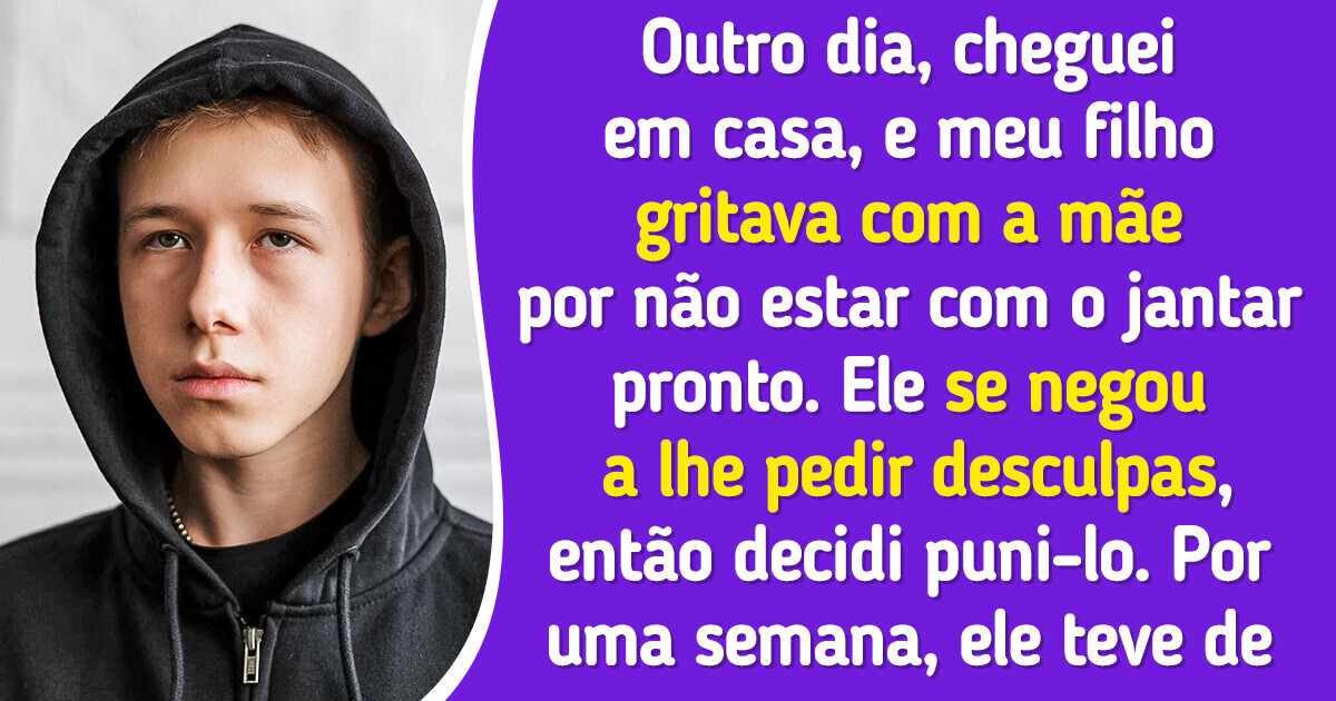 Meu filho não valoriza tudo o que sua mãe faz, então decidi lhe ensinar uma lição valiosa Meu filho não valoriza tudo o que sua mãe faz, então decidi lhe ensinar uma lição valiosa