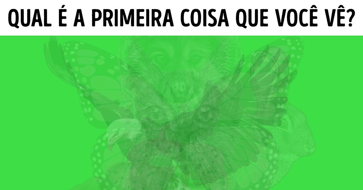 O animal que você vir primeiro revela muito sobre sua personalidade