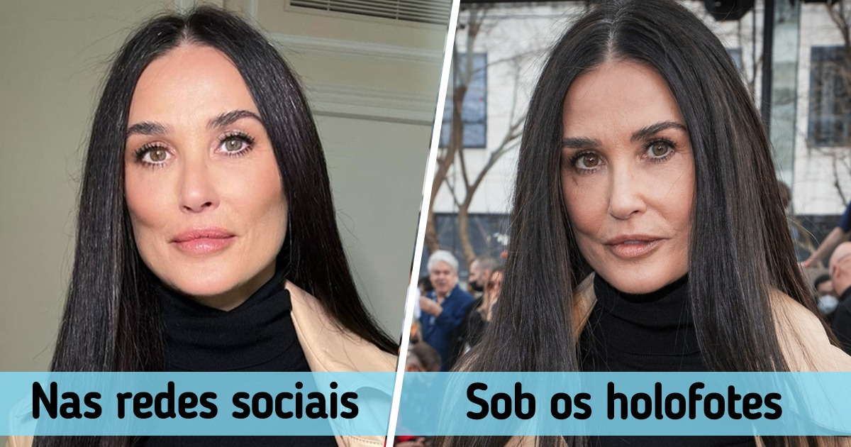 15 Exemplos de como a aparência de famosas pode mudar quando vista a partir do olhar de fotojornalistas