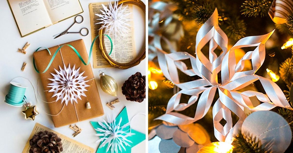 12 Superideias para decorar sua casa com flocos de neve feitos de papel 12 Superideias para decorar sua casa com flocos de neve feitos de papel