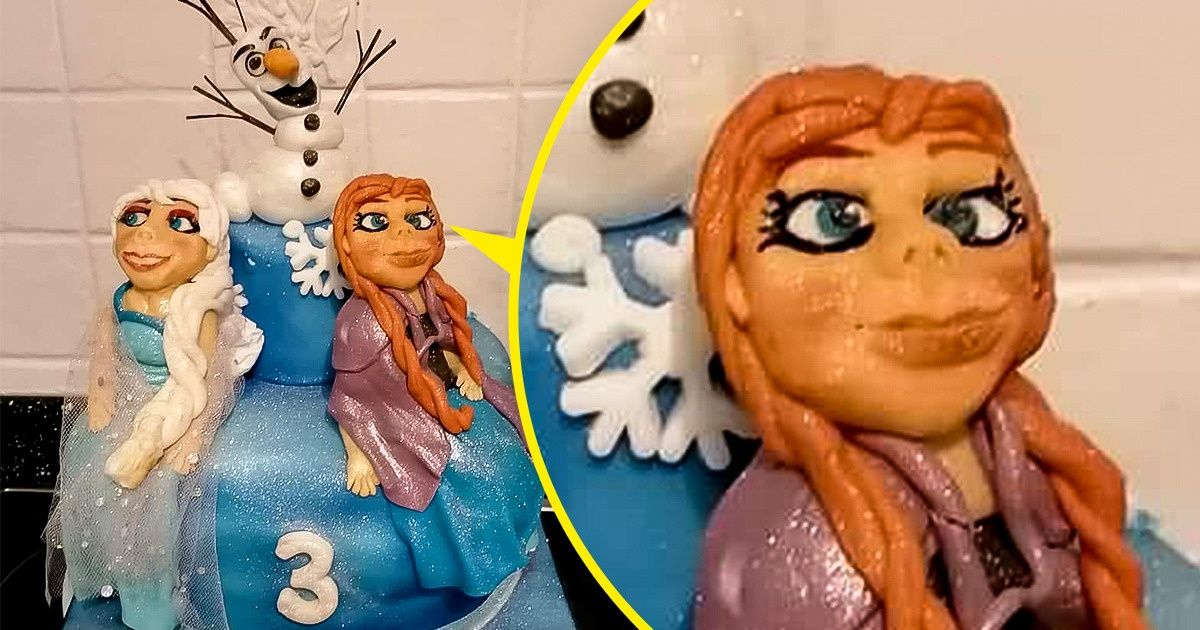 17 Bolos com rostos de personagens que deram muito errado, mas ficaram ainda mais divertidos