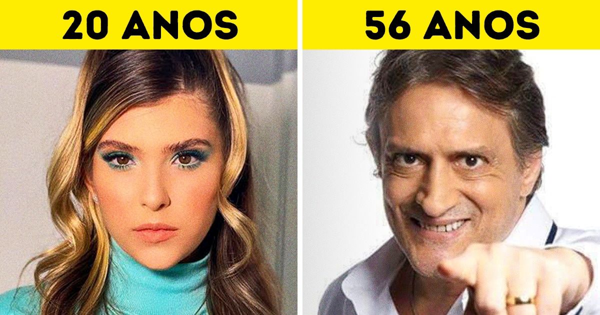 10 Irmãos brasileiros famosos que têm uma grande diferença de idade 10 Irmãos brasileiros famosos que têm uma grande diferença de idade