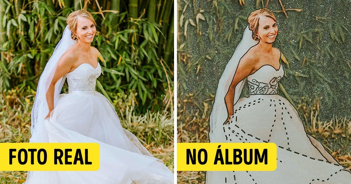 Fotógrafo ajuda uma noiva cega a ’ver’ as fotos de seu casamento Fotógrafo ajuda uma noiva cega a ’ver’ as fotos de seu casamento
