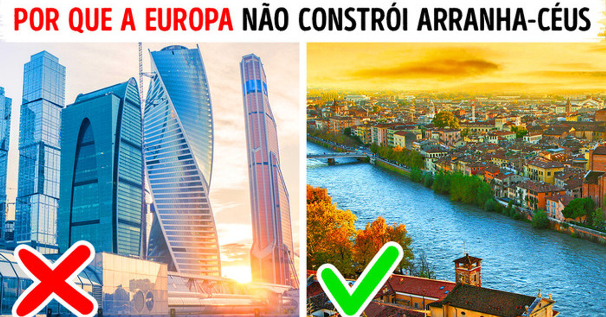 Por que a Europa não constrói arranha-céus como os EUA ou a Ásia