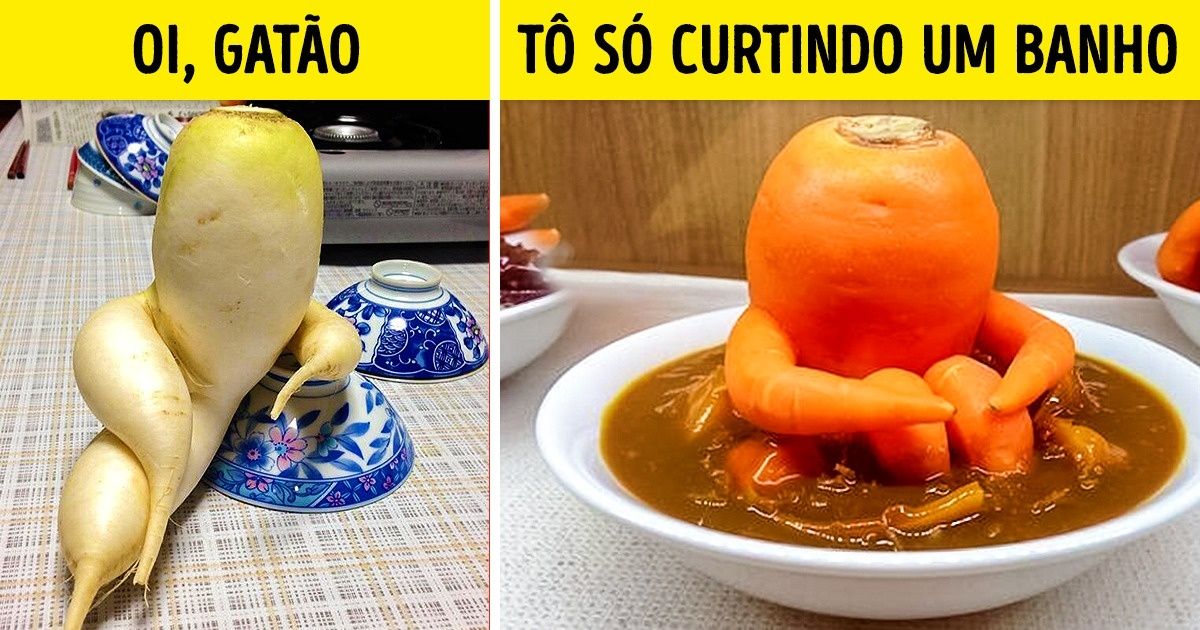 18 vegetais tão humanos que dá até dó de comer 18 vegetais tão humanos que dá até dó de comer