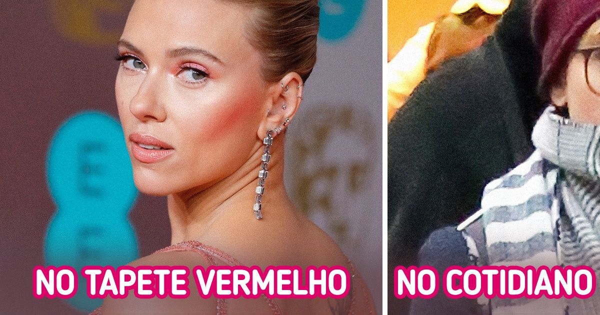 18 Celebridades sempre divinas no tapete vermelho, mas bem comuns no cotidiano