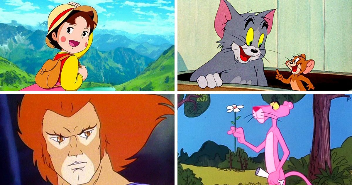 100 desenhos animados anos 80 e 90