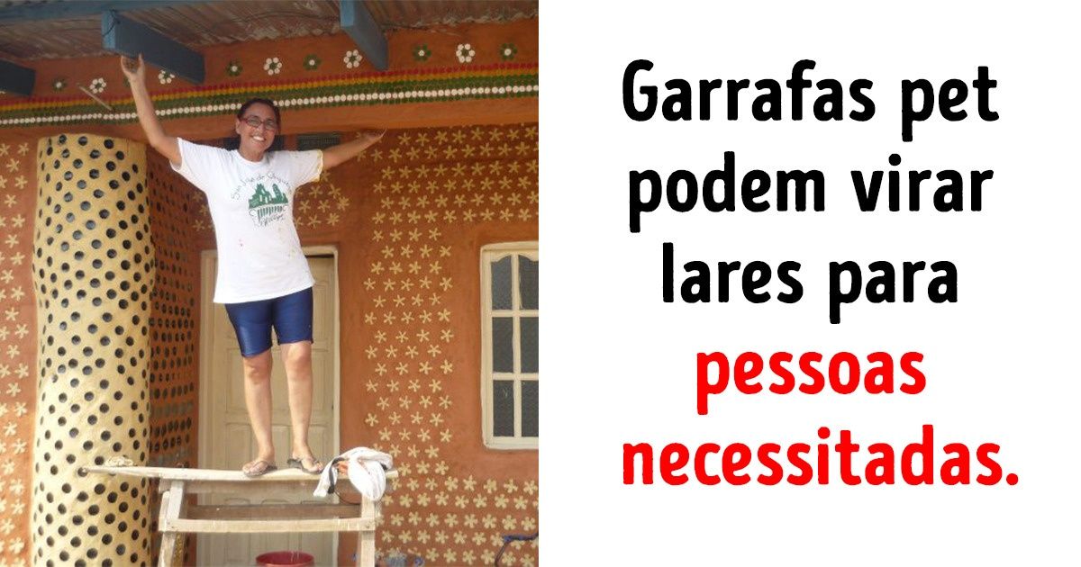 Usando garrafas, boliviana constrói casas para quem precisa Usando garrafas, boliviana constrói casas para quem precisa