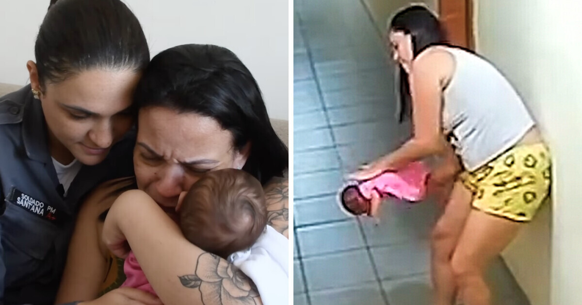 “Tive um segundo de desespero”, revela policial heroína que salvou bebê de apenas 55 dias “Tive um segundo de desespero”, revela policial heroína que salvou bebê de apenas 55 dias