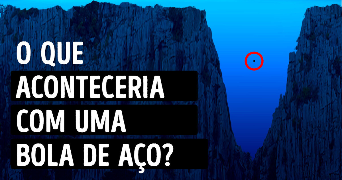 E se uma bola de aço fosse jogada na Fossa das Marianas?