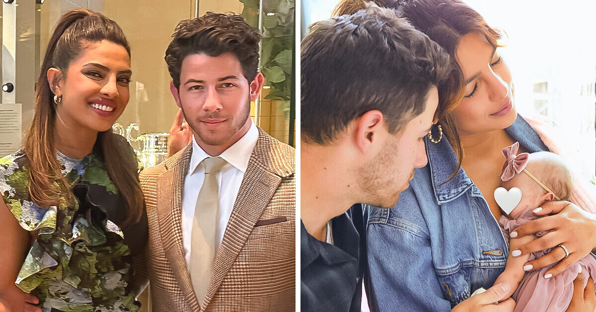 “Só eu sei como foi segurar as mãozinhas dela”, Priyanka Chopra e Nick Jonas responde críticas sobre a filha ter nascido de barriga de aluguel