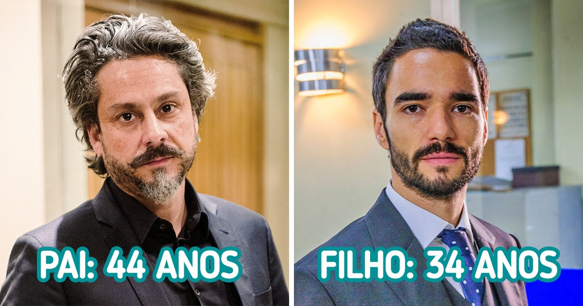 12 Pais e filhos de novelas cuja diferença de idade entre os atores era muito pequena