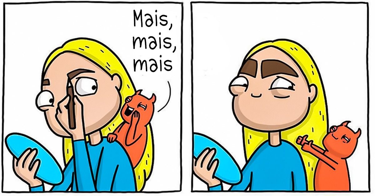 15 Tirinhas de uma artista que enxerga o mundo através de seus “óculos criativos”