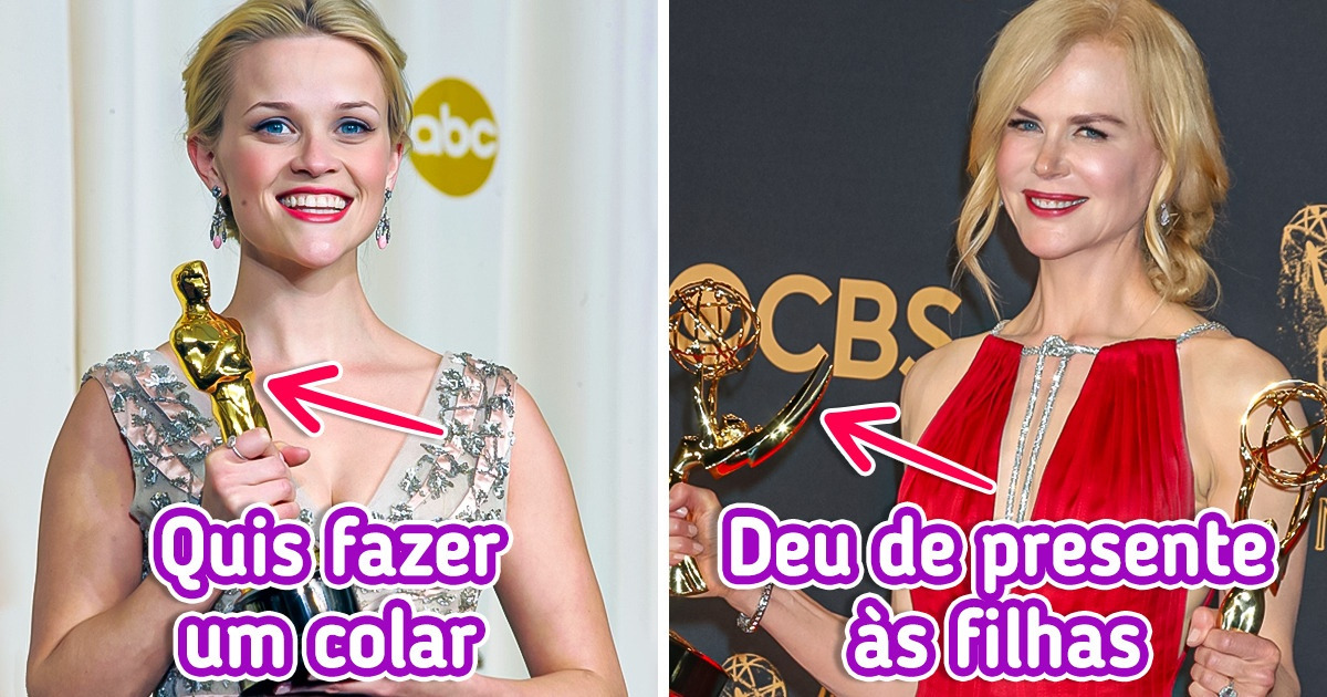 17 Decisões que famosos fizeram para guardar os prêmios que receberam
