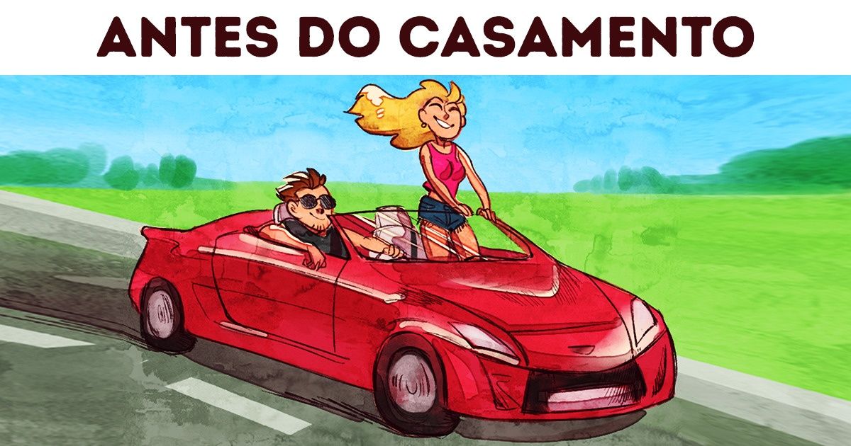15 Quadrinhos sobre como é a vida antes e depois do casamento 15 Quadrinhos sobre como é a vida antes e depois do casamento