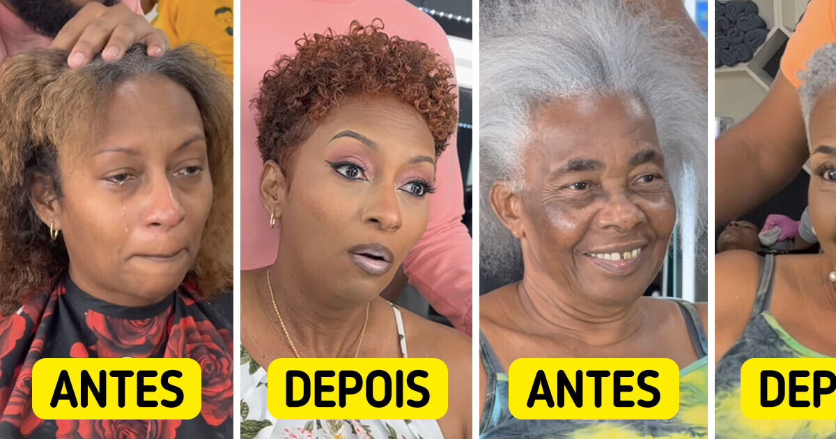 Cabeleireiro revoluciona a vida de mulheres com transformações emocionantes Cabeleireiro revoluciona a vida de mulheres com transformações emocionantes