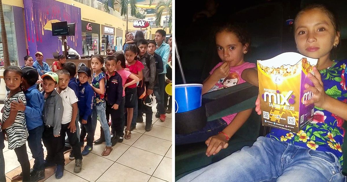 Crianças de uma escola rural vão ao cinema pela primeira vez graças a iniciativa de um professor Crianças de uma escola rural vão ao cinema pela primeira vez graças a iniciativa de um professor