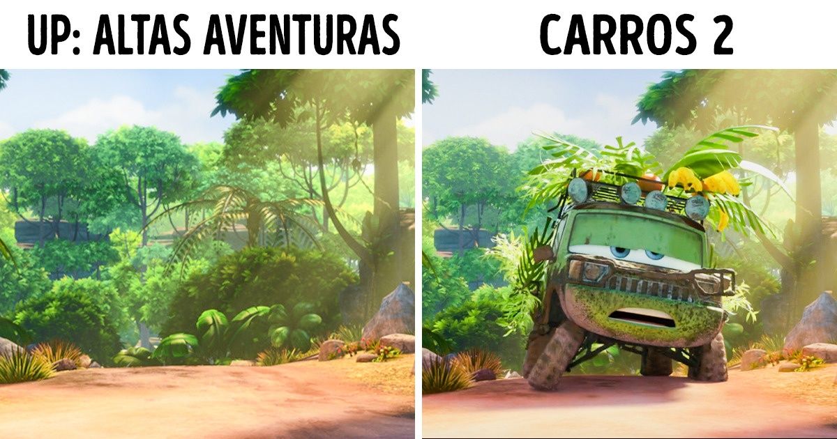 15 Pares de cenas de desenhos animados tão parecidas que tivemos de olhar duas vezes para acreditar