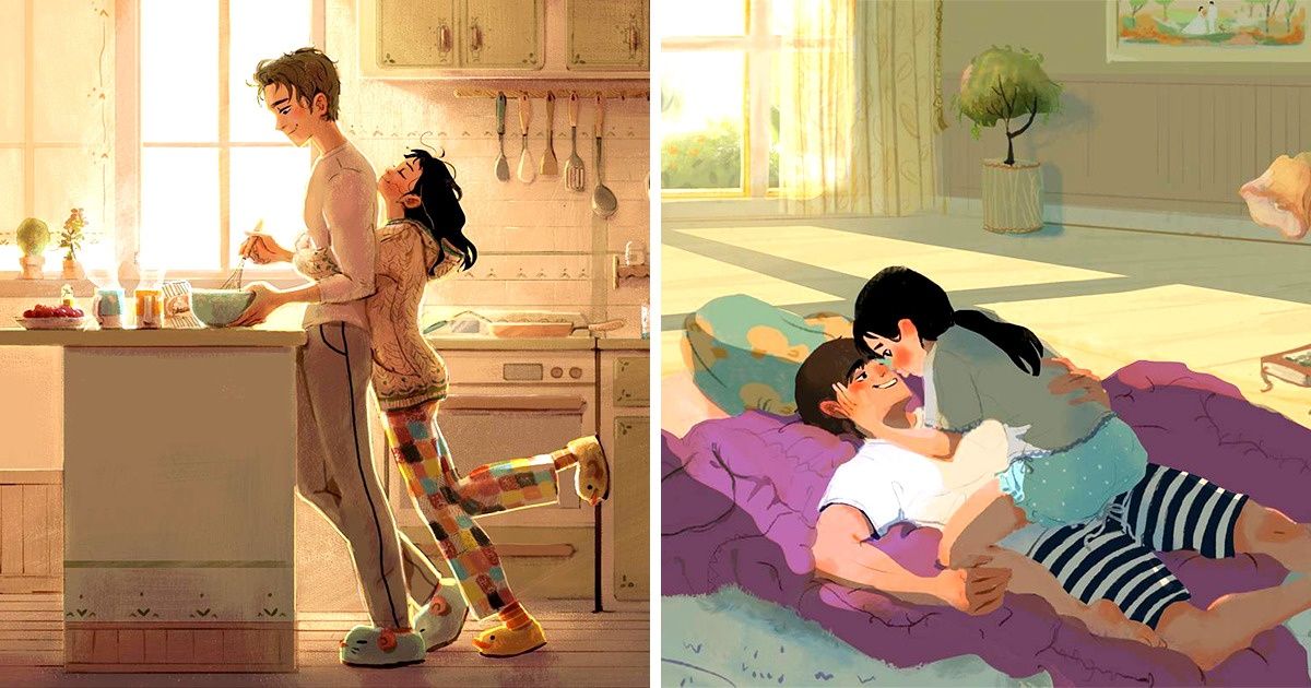 Artista da Nova Zelândia mostra as coisas que os casais mais apaixonados fazem, e elas parecem muito familiares Artista da Nova Zelândia mostra as coisas que os casais mais apaixonados fazem, e elas parecem muito familiares