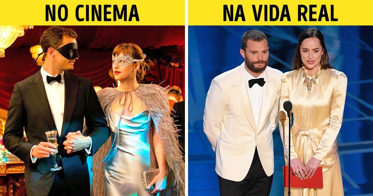 Casais apaixonados nos filmes que na vida real não se suportam Casais apaixonados nos filmes que na vida real não se suportam