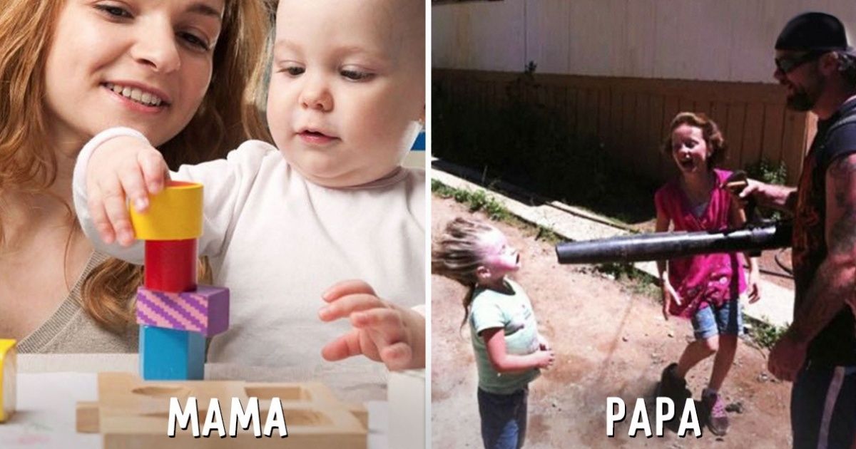14 diferenças entre mãe e pai na criação dos filhos