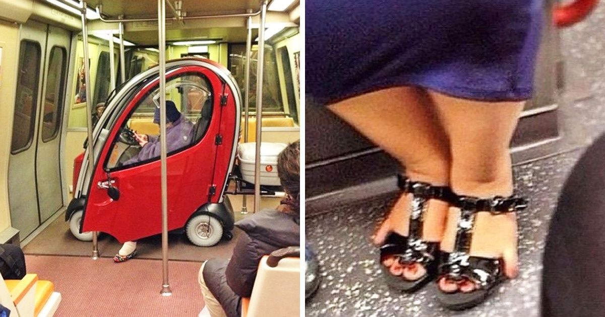 32 Pessoas bizarras que sabem como fugir do tédio no metrô 32 Pessoas bizarras que sabem como fugir do tédio no metrô