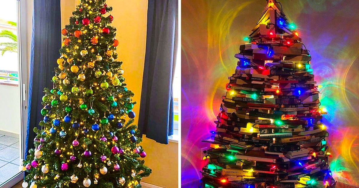 20 Árvores de Natal tão criativas que alimentam nosso espírito