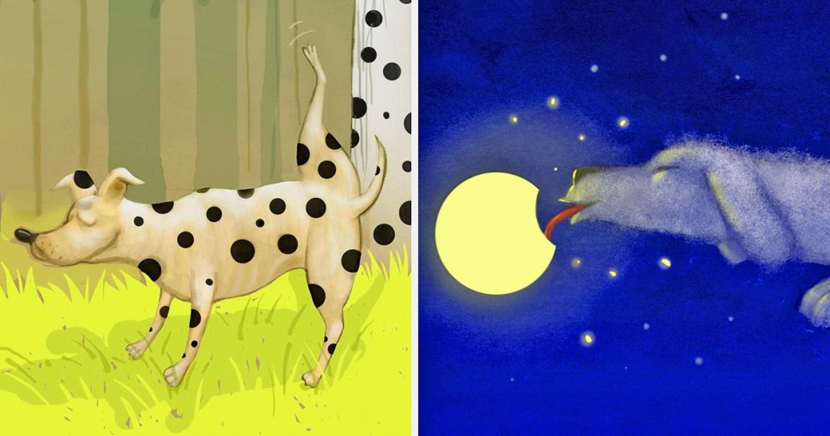 Ilustrações que mostram por que amamos cães