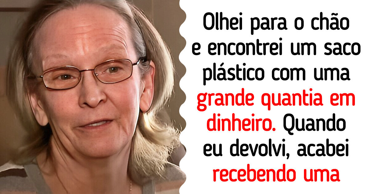 Uma mulher devolveu R$ 74 mil achados na rua e sua recompensa foi melhor do que ela esperava Uma mulher devolveu R$ 74 mil achados na rua e sua recompensa foi melhor do que ela esperava