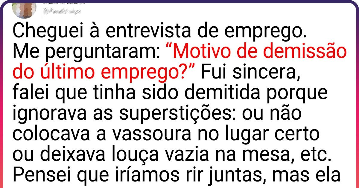 17 Pessoas que não passaram na entrevista de emprego pelas razões mais absurdas