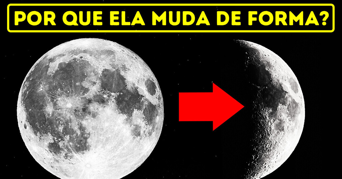 Por que a Lua muda de forma diariamente?