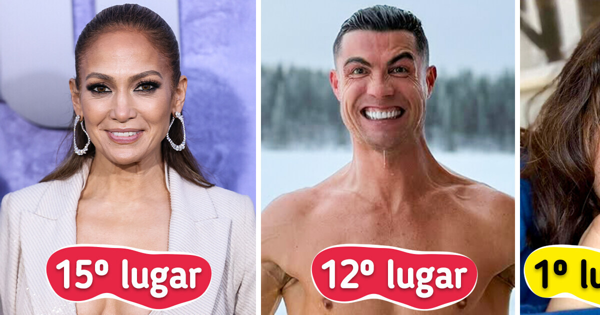 As 20 celebridades mais famosas do mundo em ranking atualizado