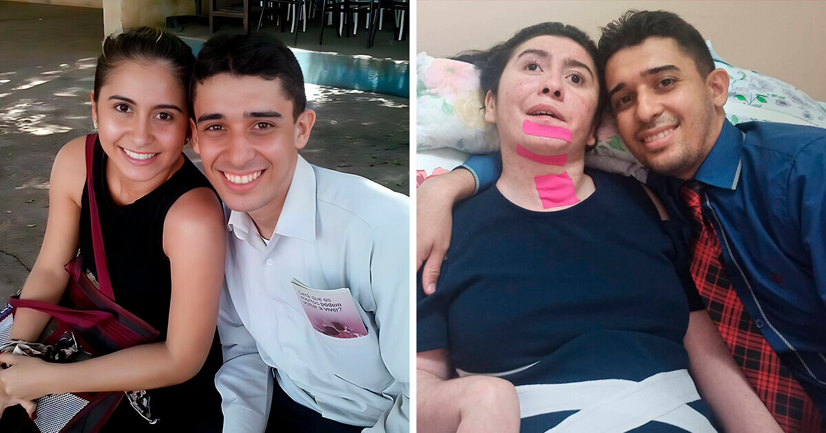 Um marido admirável abriu mão de sua própria vida para se dedicar à sua esposa em estado vegetativo Um marido admirável abriu mão de sua própria vida para se dedicar à sua esposa em estado vegetativo