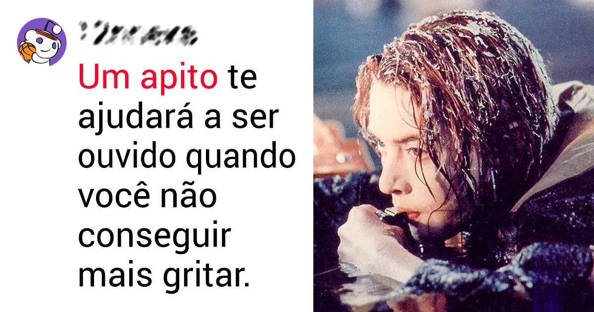 Internautas compartilham fatos pouco conhecidos que podem salvar sua vida um dia