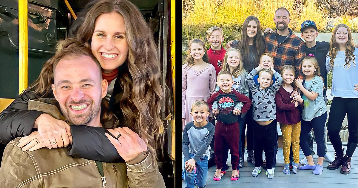 Viúvos se apaixonam e criam 11 filhos juntos com muito amor
