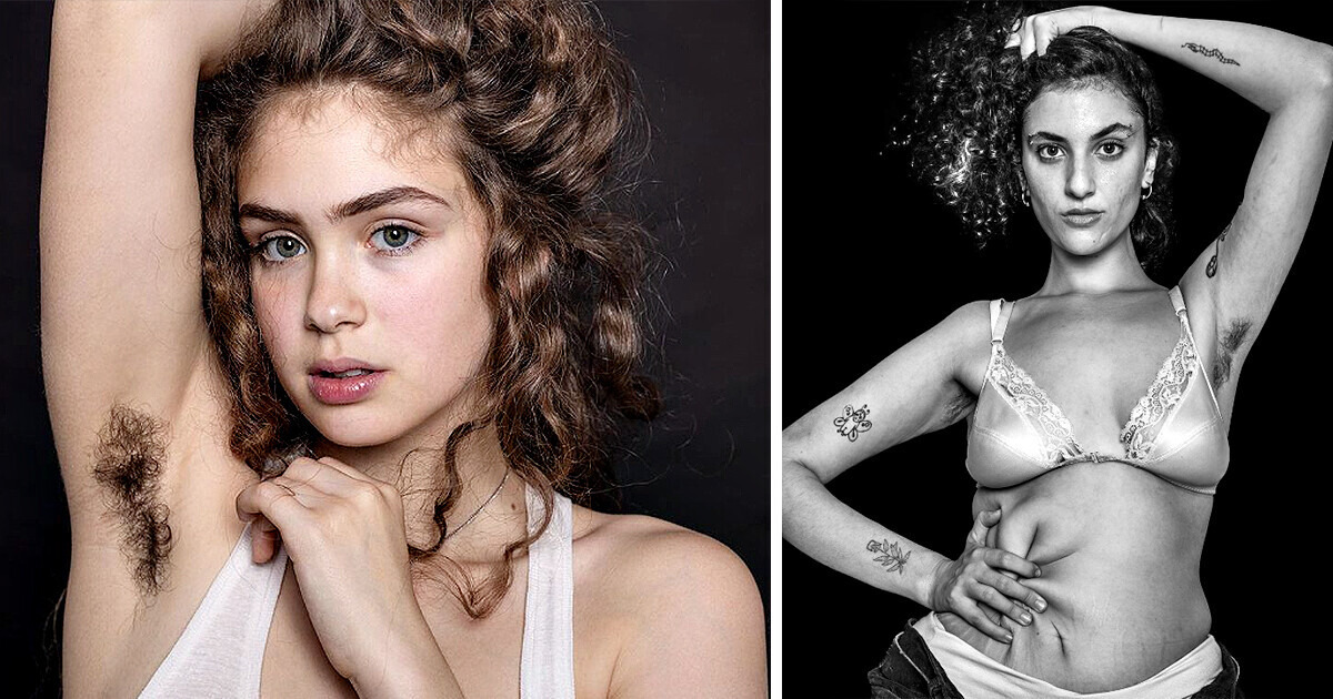 O projeto desse fotógrafo celebra os pelos e as imperfeições das mulheres