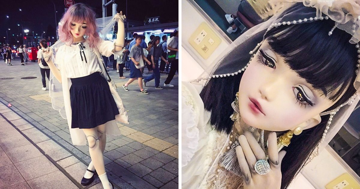 A modelo japonesa que é metade pessoa e metade boneca
