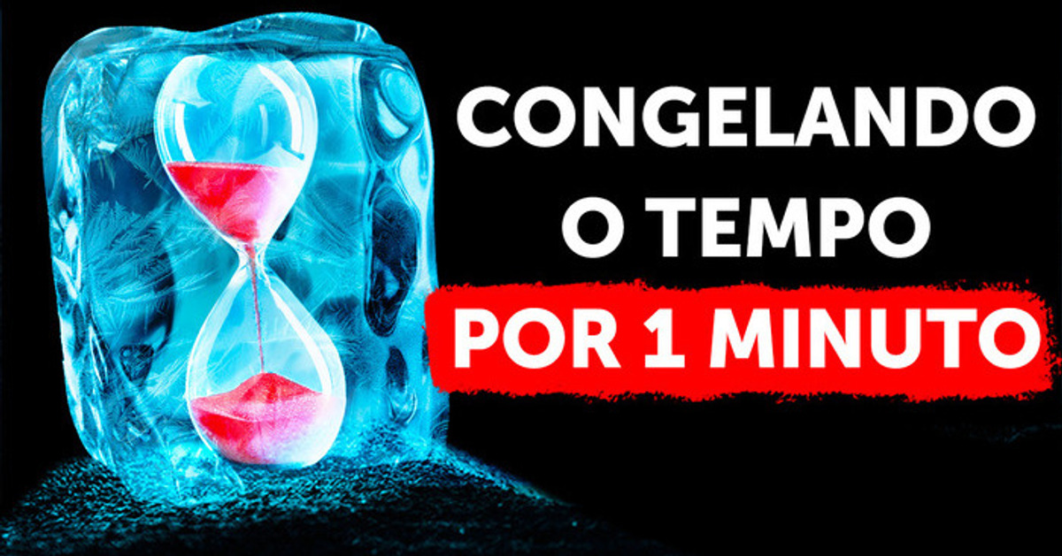 E se você pudesse parar o tempo, mas por apenas 1 minuto?