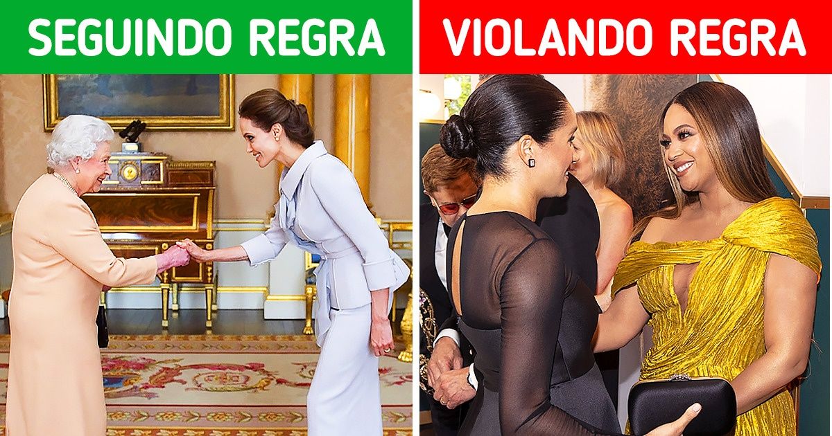 17 Regras que até celebridades devem seguir ao se encontrar com um membro da realeza