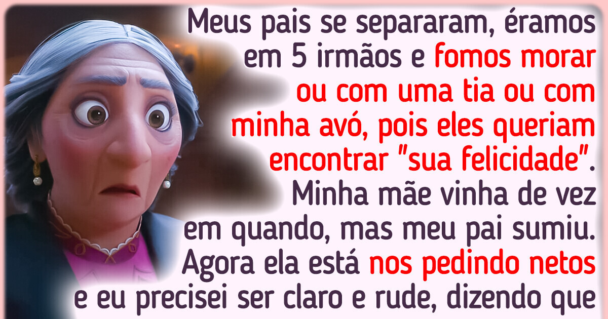 Abandonados na infância, agora os 5 irmãos enfrentam a pressão da mãe por netos Abandonados na infância, agora os 5 irmãos enfrentam a pressão da mãe por netos