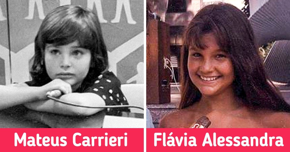 15 Famosos brasileiros que começaram a carreira muito antes do que imaginávamos