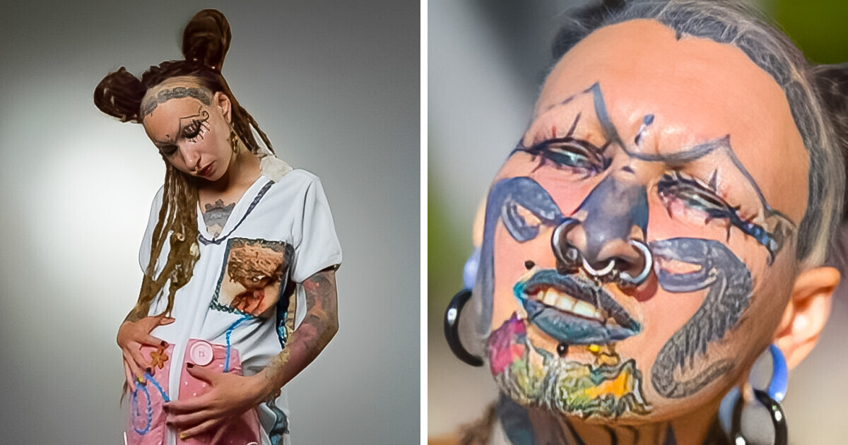 Mãe, 36 anos, é criticada por ter tatuagens em todo o corpo Mãe, 36 anos, é criticada por ter tatuagens em todo o corpo