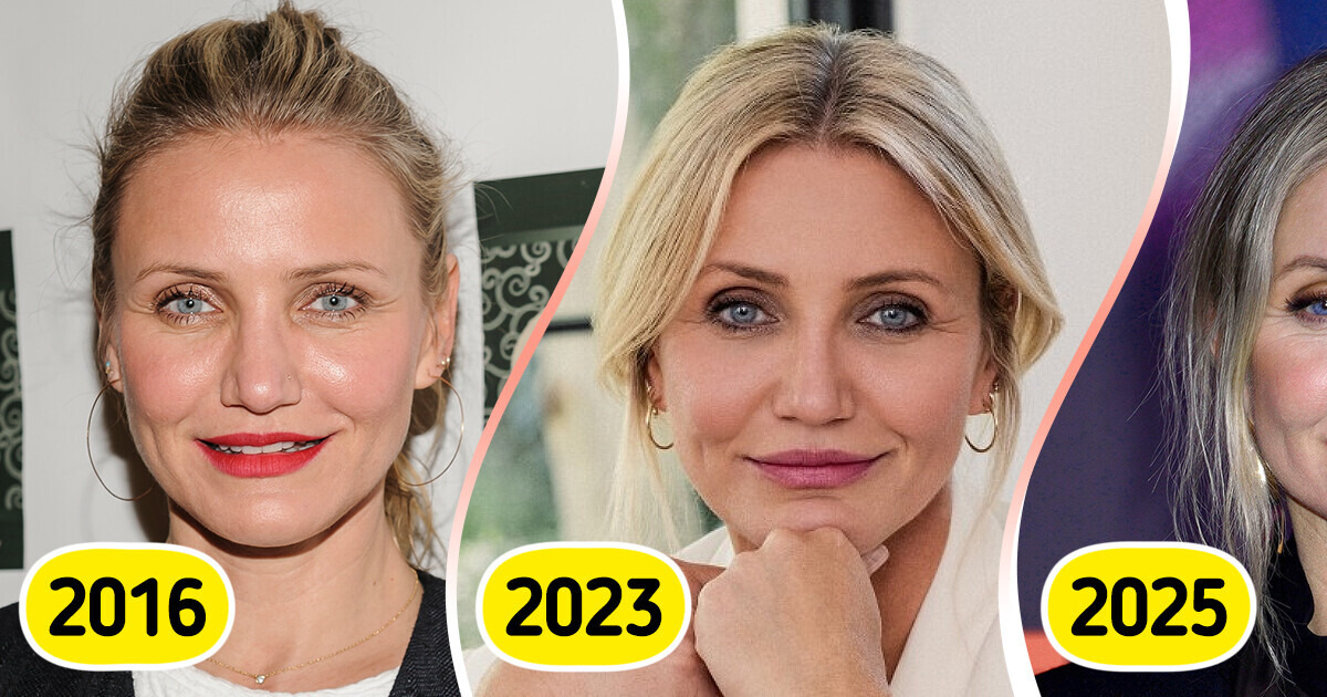 Após 10 anos, Cameron Diaz retorna às telonas, e fãs notam detalhe em sua aparência Após 10 anos, Cameron Diaz retorna às telonas, e fãs notam detalhe em sua aparência