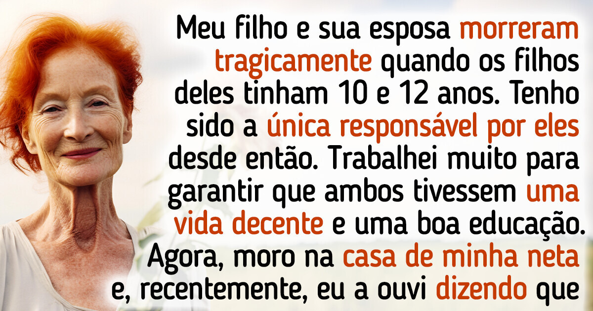 Minha neta me expulsou de casa por eu não ter mais dinheiro, mas dei uma lição que ela jamais esquecerá