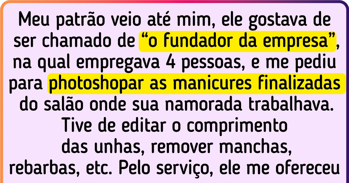 15 Patrões que passaram dos limites ao exigir de seus funcionários tarefas muito além do contrato 15 Patrões que passaram dos limites ao exigir de seus funcionários tarefas muito além do contrato
