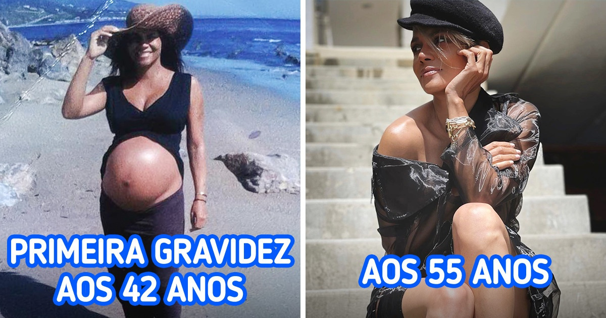 14 Mães famosas que continuaram deslumbrantes após o nascimento dos filhos