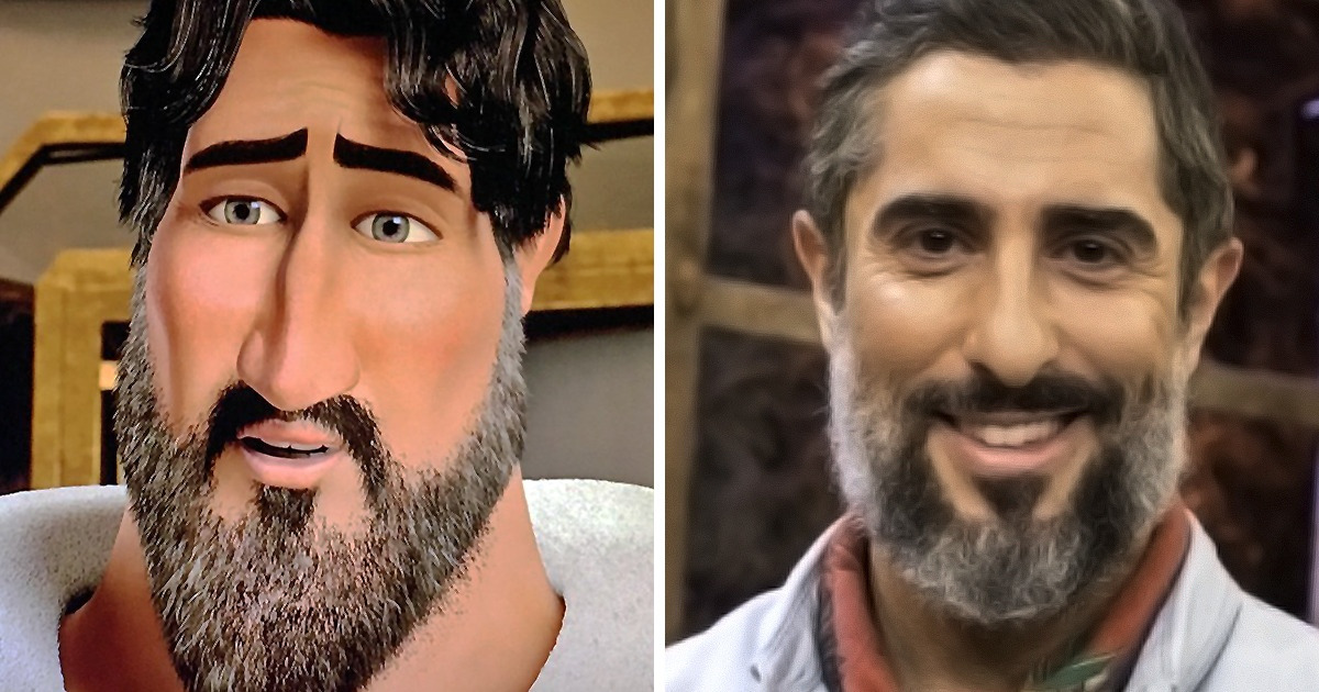 20 Famosos que possuem verdadeiros sósias em desenhos animados