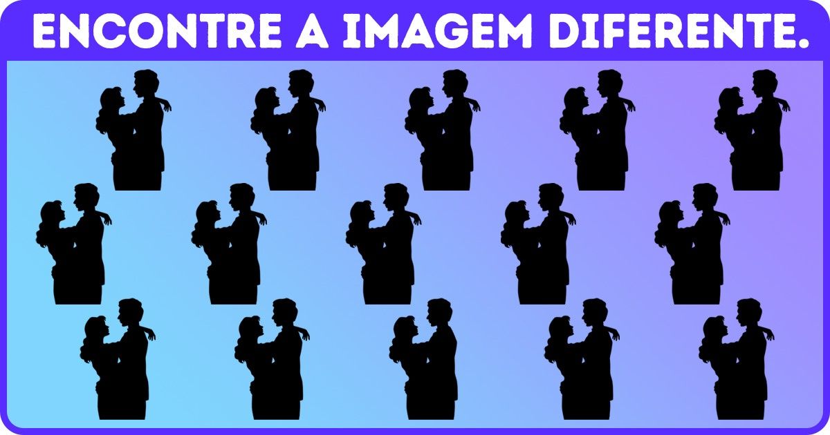 Encontre a sombra diferente em até 15 segundos Encontre a sombra diferente em até 15 segundos
